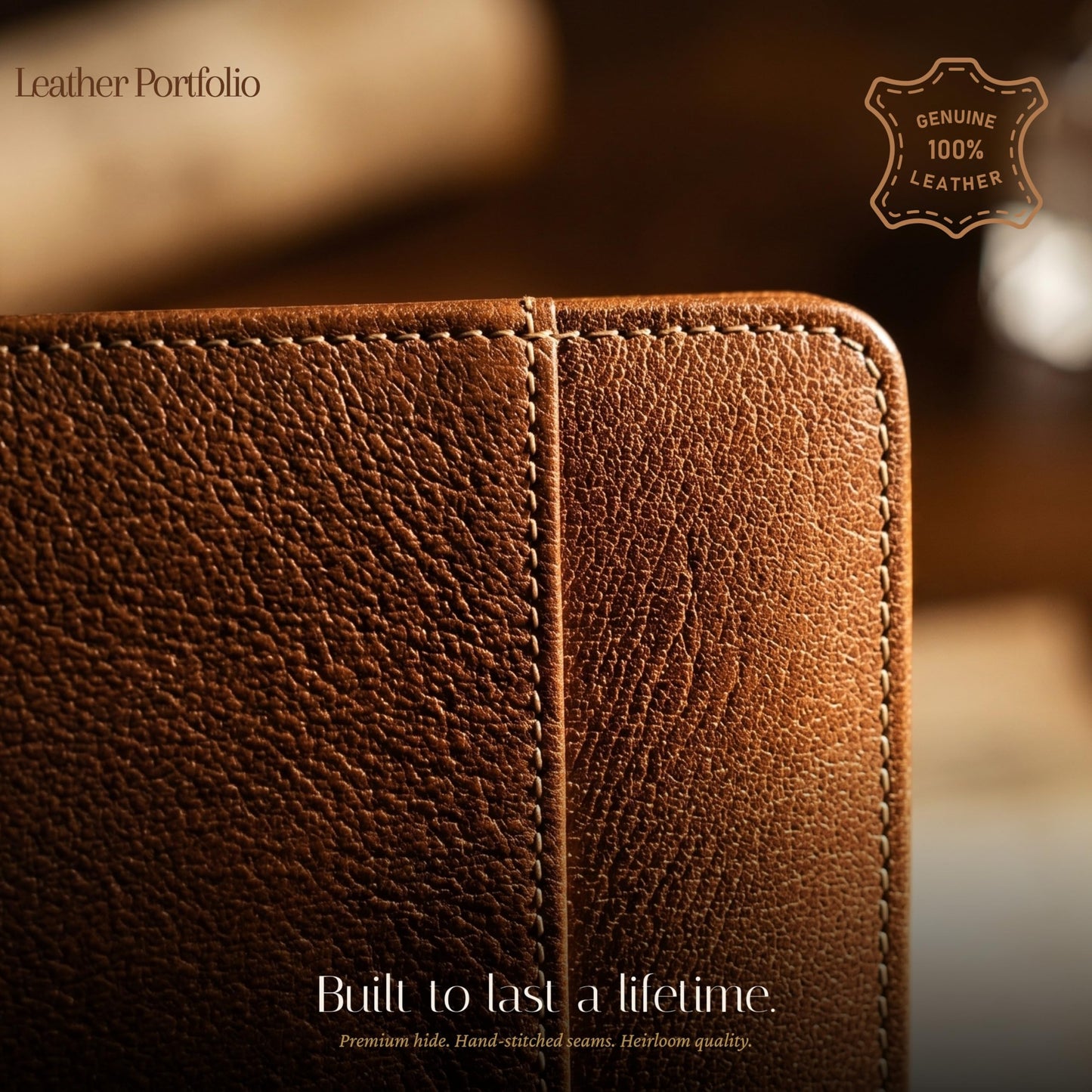 SETTINI Genuine Leather Portfolio Professional Organizer Padfolio – Resume Folder – Stylish Document Folio with Business Card Holder – Gift Portfolio for Men & Women - Fathers Day Gifts
