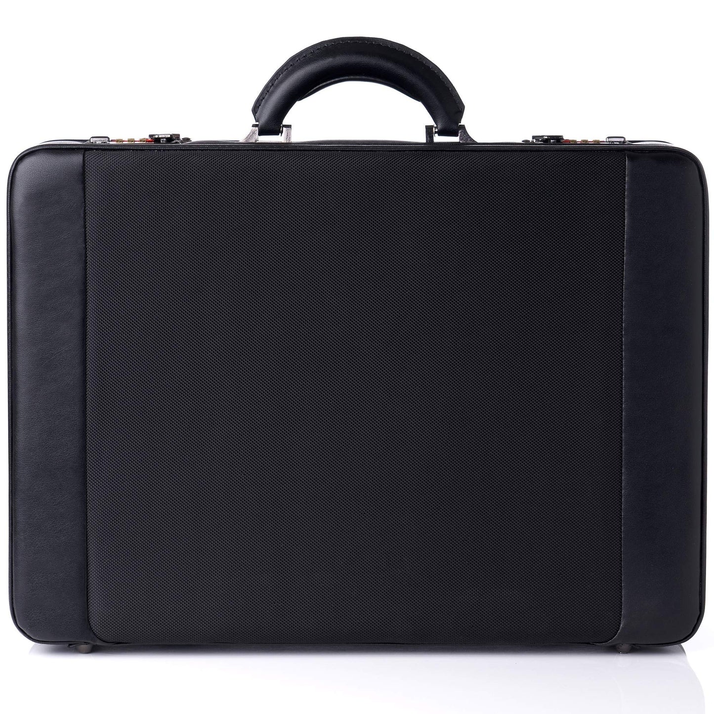 Alpine Swiss Mens Briefcase | Hard Side Business Case | Expandable Attache Case For Men | Dual Combination Locks | Padded Interior | Multi Organizer Pockets | Manufacturer’s Warranty