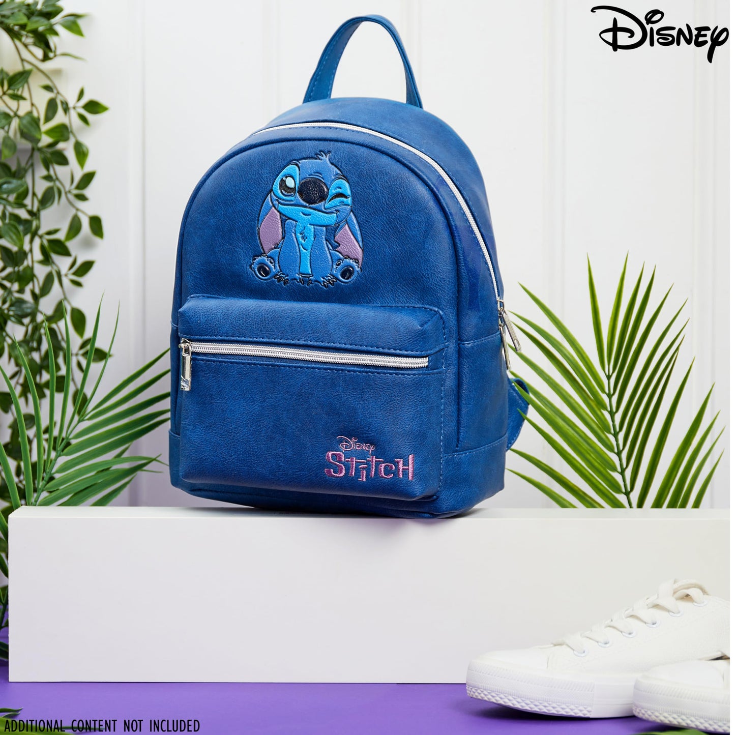 Disney Stitch Backpack Women Teenager Girls Bag Travel Backpack Daypack for Shopping Trips Gifts for Her, Blue Stitch, 28x23x12cm