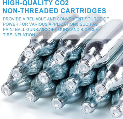 CO2 Cartridges for Paintball - 8g, 12g, 88g CO2 Cylinders for Airsoft, Air Gun & Pepper Gun | Compact Design