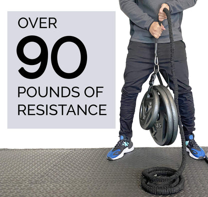 MOVEMINT 33ft Speed Bungee Band Trainer, 90+lbs Resistance (Longest in Market)