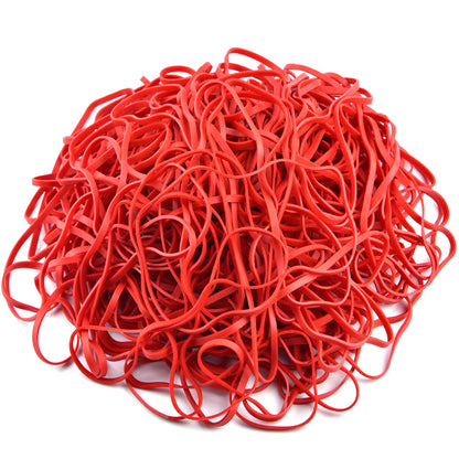 Coopay 180 Pieces Large Rubber Bands Bulk, 8 Inches Heavy Duty Strong Elastic Bands for Office Supply School Home, Securing Trash Can Garbage Cans, File Folders (Red)