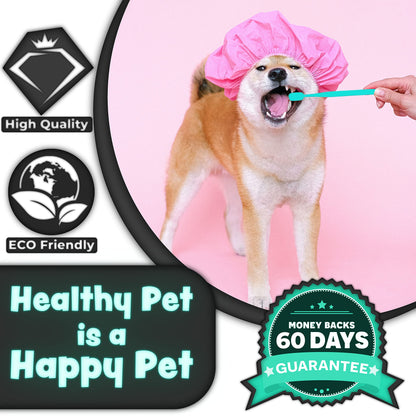 H&H Pets Toothbrush for Small Dogs & Cats - Soft and Gentle Toothbrush Designed for Cats, Puppies, and XS Breed Dogs Like Teacups, Chihuahuas, Yorkshire, and Poodle, 8 Count Pack