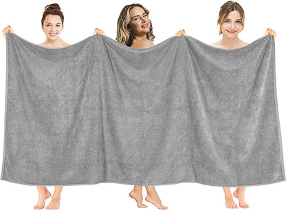 American Soft Linen 100% Cotton 600 GSM Turkish 40x80 Oversized Bath Towel Sheet