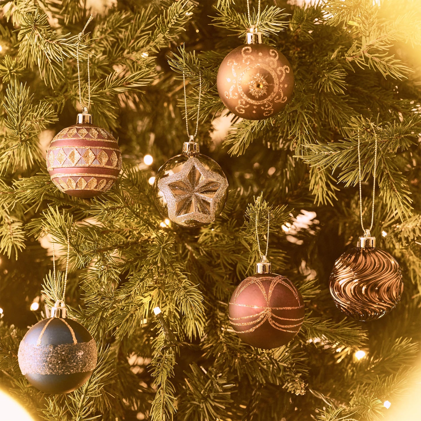 Valery Madelyn Ornaments for Christmas Tree Decorations, 16ct 2.36 Inches Red Green Blue and Gold Shatterproof Christmas Ornaments Set Bulk, Luxury Hanging Decor for Xmas Party Holiday