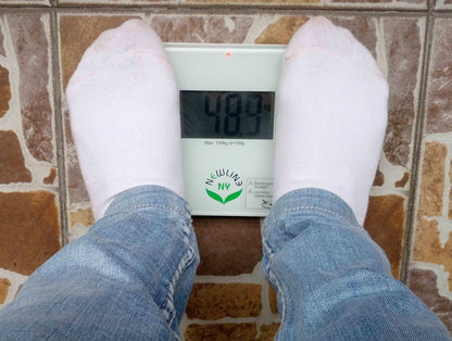 NewlineNY Auto Step On Super Mini Travel Bathroom Digital Scale, 5.25" x 8.5" SBB0638SM (Strawberry Ice)