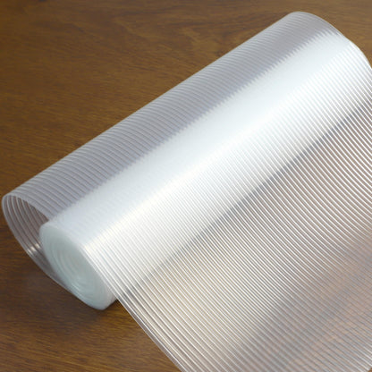Shelf Liners for Kitchen Cabinets 10 Inch Wide X 20 Ft Non Adhesive Cabinet Drawer Liner Clear Non Slip Waterproof Shelves Liner for Refrigerator Closet Cupboard Pantry Bathroom