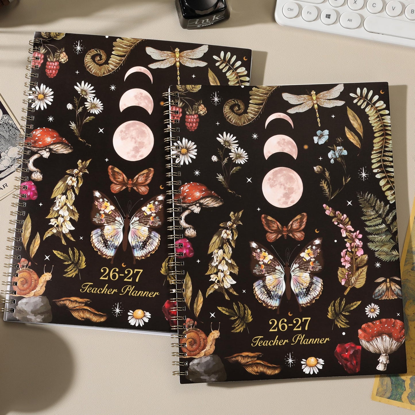 2026-2027 Teacher Planner, Lesson Planner 2026-2027, 8.5" x 11", July 2026 - Jun. 2027, Colorful Monthly Tabs, Inner Pocket