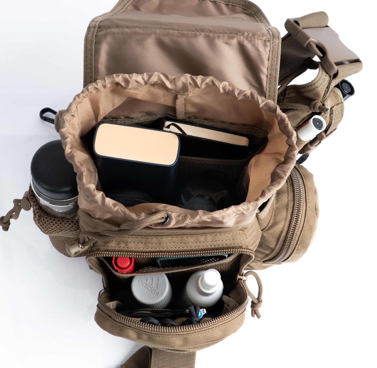 XMILPAX Tactical Sling Bag EDC Crossbody Pack Single Shoulder Backpack Messenger Bag for Outdoor & Urban Use 5L