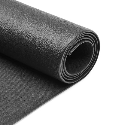 Amazon Basics Treadmill Mat and Exercise Equipment Floor Protector, Non-Slip, Noise Reduction, 2.5 Feet x 6.0 Feet, Black