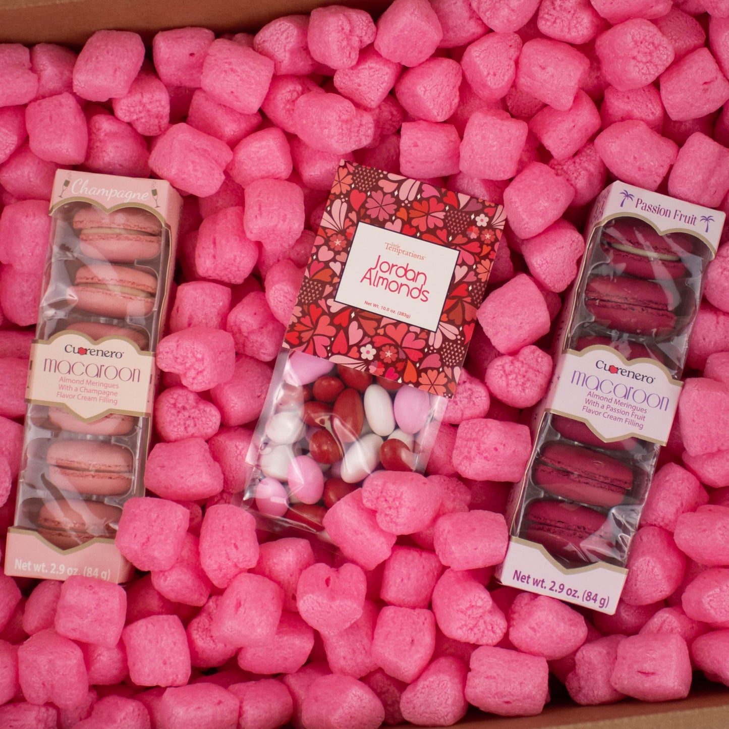 Magicwater Supply - .5 Cu Ft - Pink Heart Shaped Recycled Anti Static Packing Peanuts - Compostable & Biodegradable Cushion for Shipping - Dust-Free & Abrasion Resistant - Void Filler