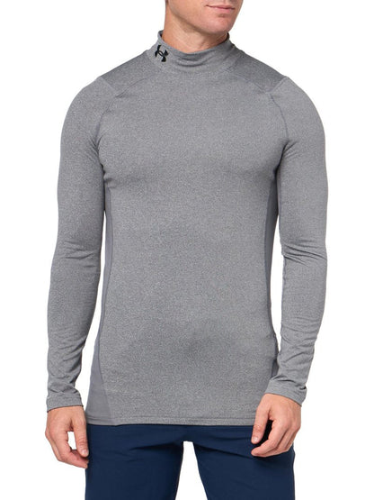 Under Armour Men's ColdGear Armour Fitted Mock, (600) Red / / White, 4X-Large Tall
