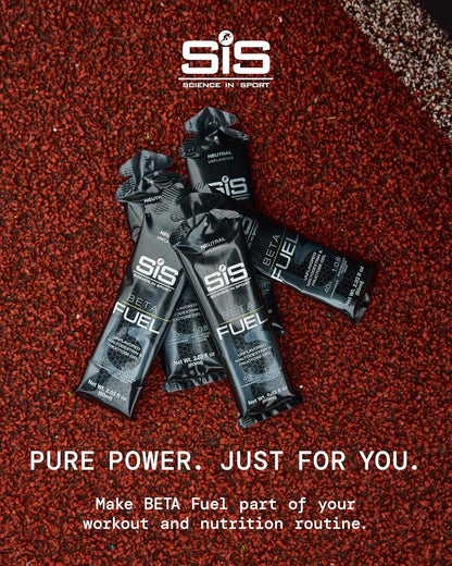BETA Fuel Gel - Isotonic Dual-Source Energy Gel for Fast Absorption | 6-Pack, Neutral Flavor