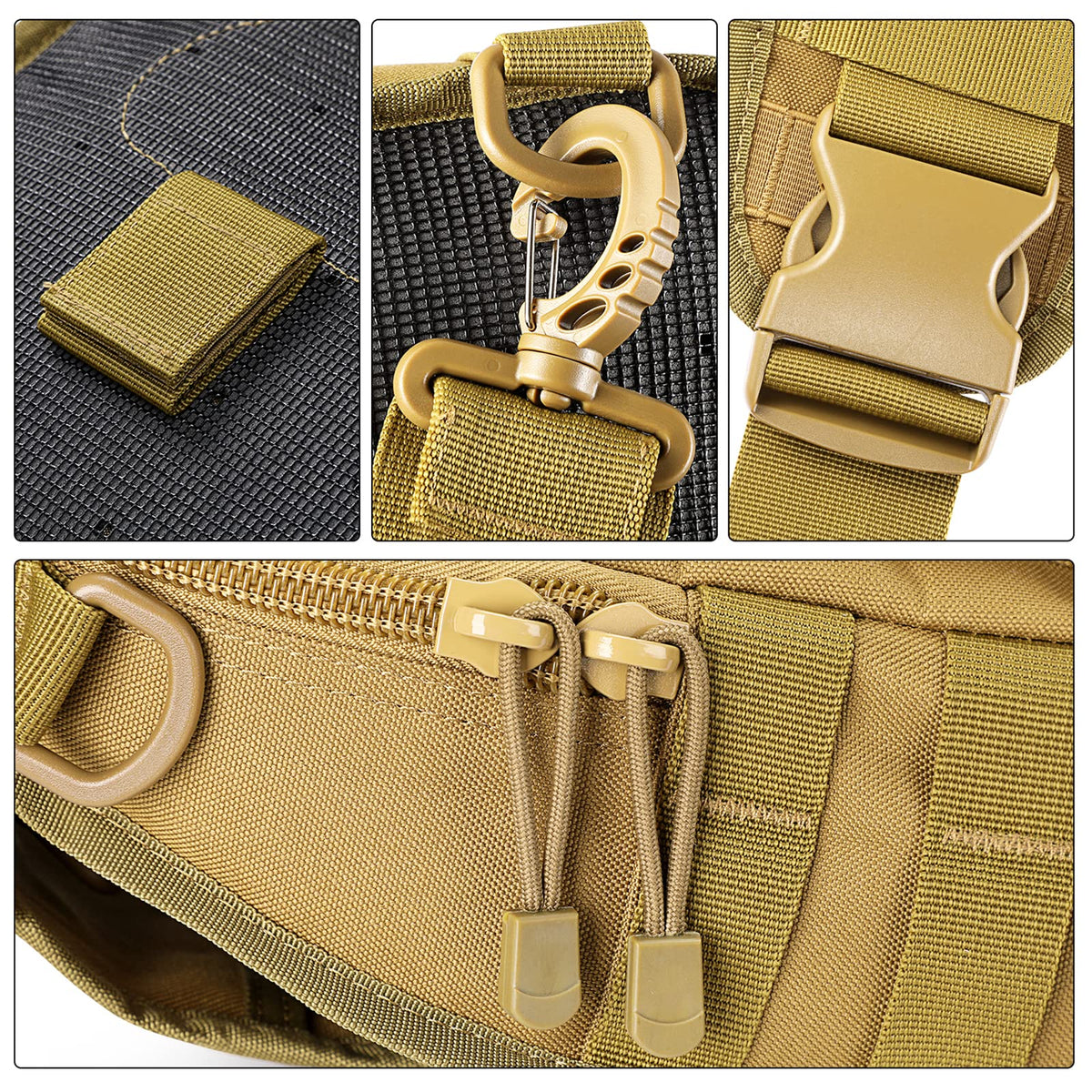 G4Free Outdoor Tactical Bag Backpack, Military Sport Bag Pack Sling Shoulder Backpack Tactical Pack for Every Day Carry