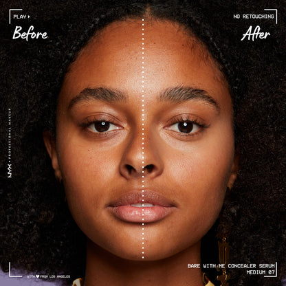 NYX PROFESSIONAL MAKEUP Bare With Me Concealer Serum, Concealer Makeup For Up To 24Hr Hydration - Beige