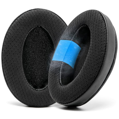 WC Freeze Cooling Gel Earpads - Compatible with HyperX Cloud, Steelseries Arctis, ATH M50X, G Pro X & More - Major Comfort Upgrade & Cooler for Longer | Black