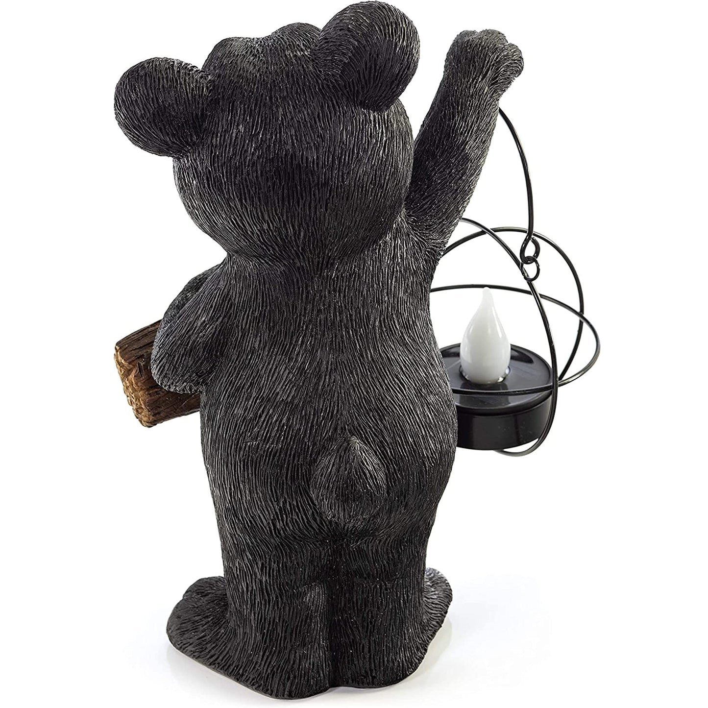 VP Home | Welcome Sign Bear Solar Powered LED - Garden Statue Decor - Outdoor Bear Figurines - Garden Light - Front Yard Decor - Funny Figurine Decor for Outside House, Patio, Yard, and Lawn