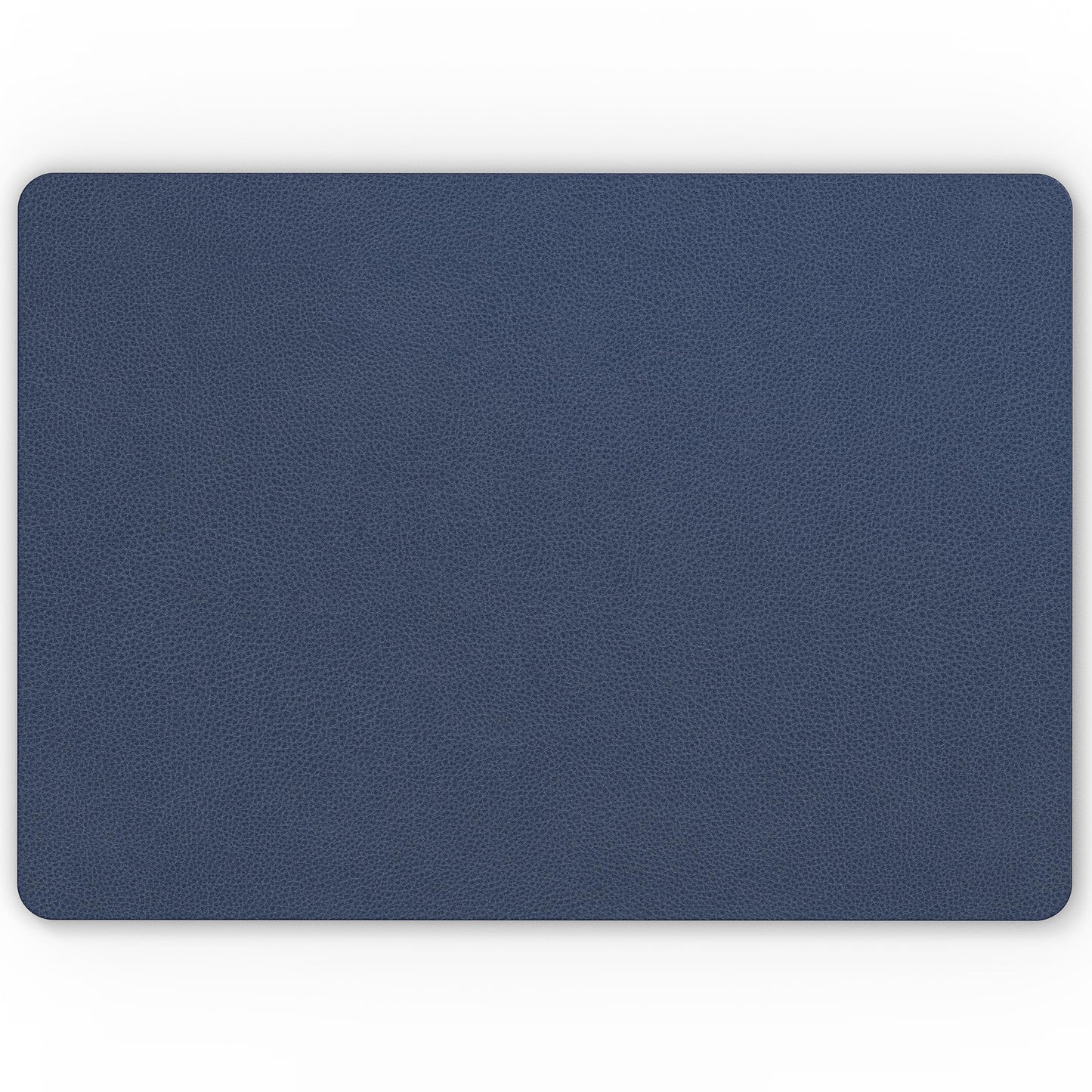 Nekmit Leather Desk Blotter Pad 17 x 12 Inches, Flat, Non-Slip, Waterproof, Blue