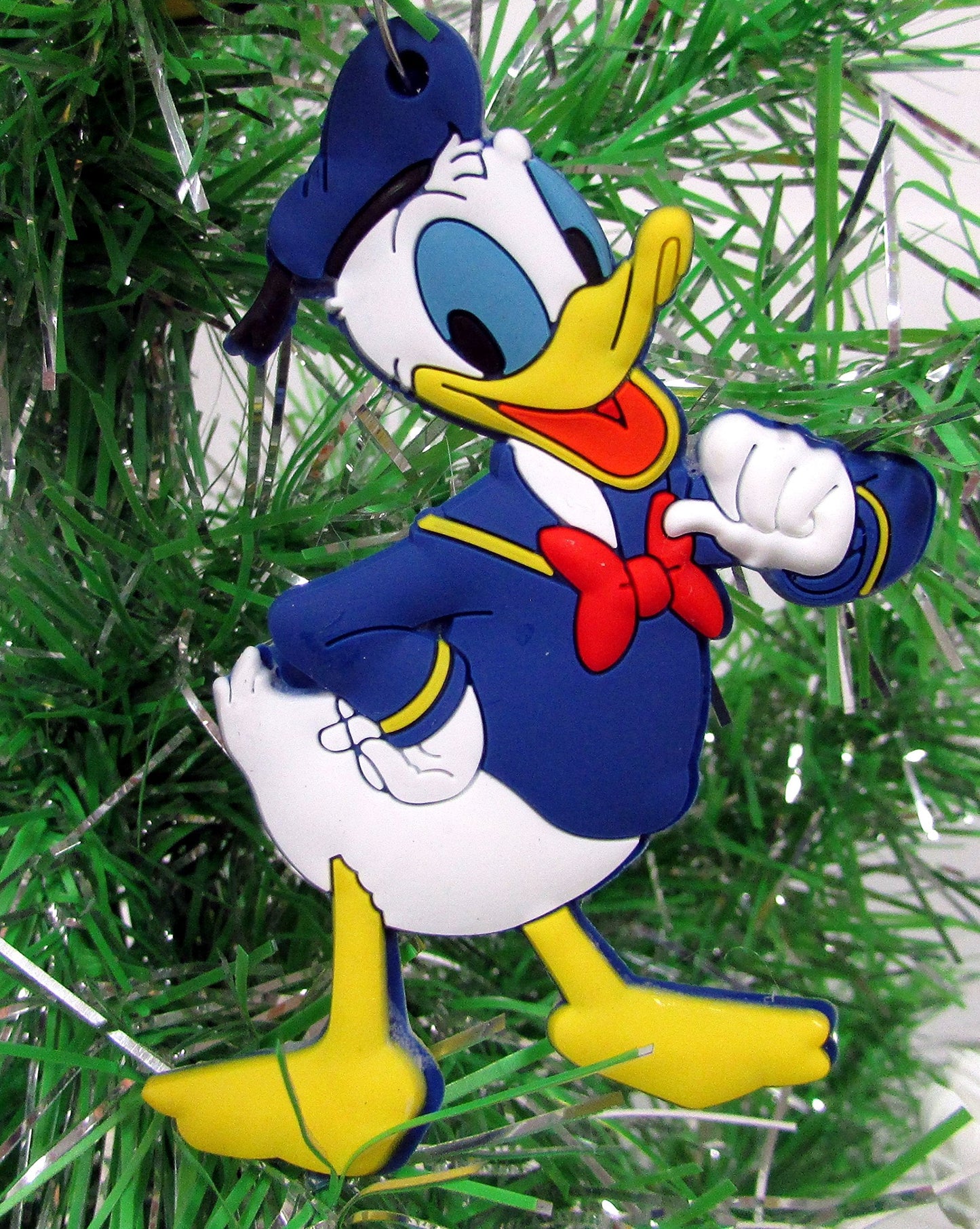 Mickey Mouse 6 Piece Ornament Set Featuring Mickey Mouse, Minnie Mouse, Donald Duck, Daisy Duck, Goofy and Pluto - Unique Shatterproof Plastic Design - Great for Kids