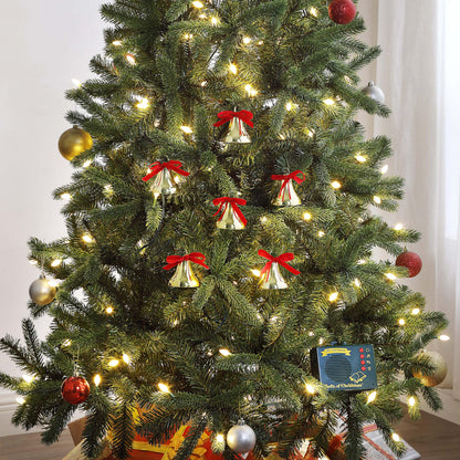 Mr. Christmas Musical Bells of Christmas with LED Lights, Motion Sensor, and 15 Holiday Carols Battery Operated