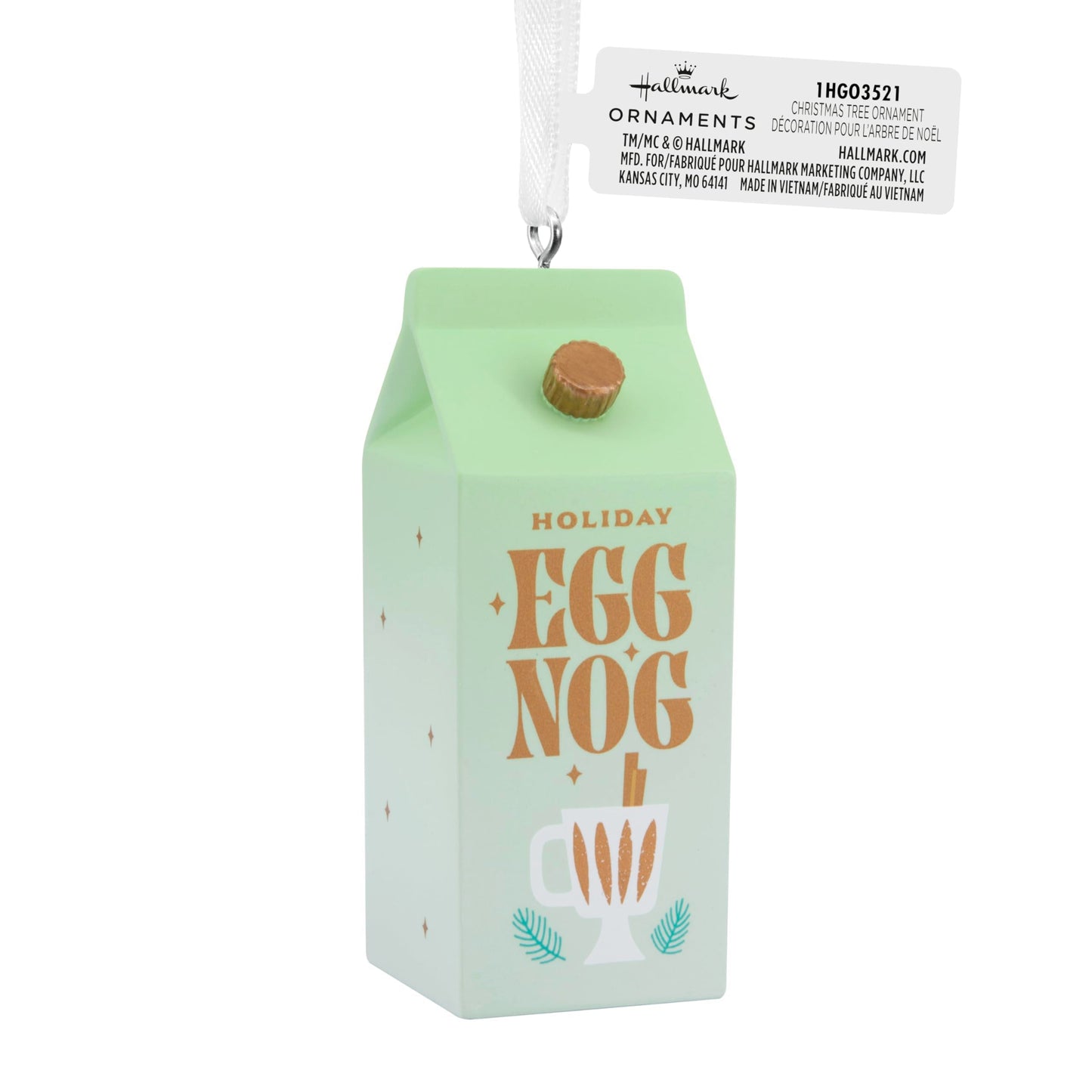 Hallmark Holiday Egg Nog Christmas Ornament