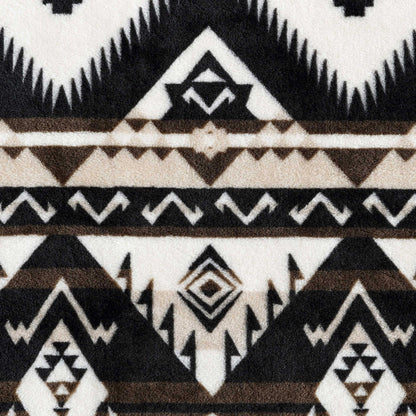 Wrangler - Sherpa Throw Blanket for Couch 50x60, Ultra Soft Plush Fleece Blanket, Americana Decor, Lightweight Warm Cozy Throw, Perfect for Sofa, Bed, Living Room (Jesse Brown)