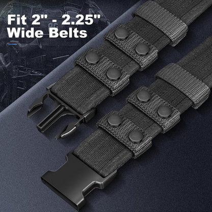 Mihoutal 5 Pcs Belt Keepers for Duty Belt, Nylon Basketweave Belt Keepers for 2" Wide Police, Law Enforcement, Correctional Officer, Molle Battle and Tactical Belts