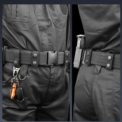 Mihoutal 5 Pcs Belt Keepers for Duty Belt, Nylon Basketweave Belt Keepers for 2" Wide Police, Law Enforcement, Correctional Officer, Molle Battle and Tactical Belts