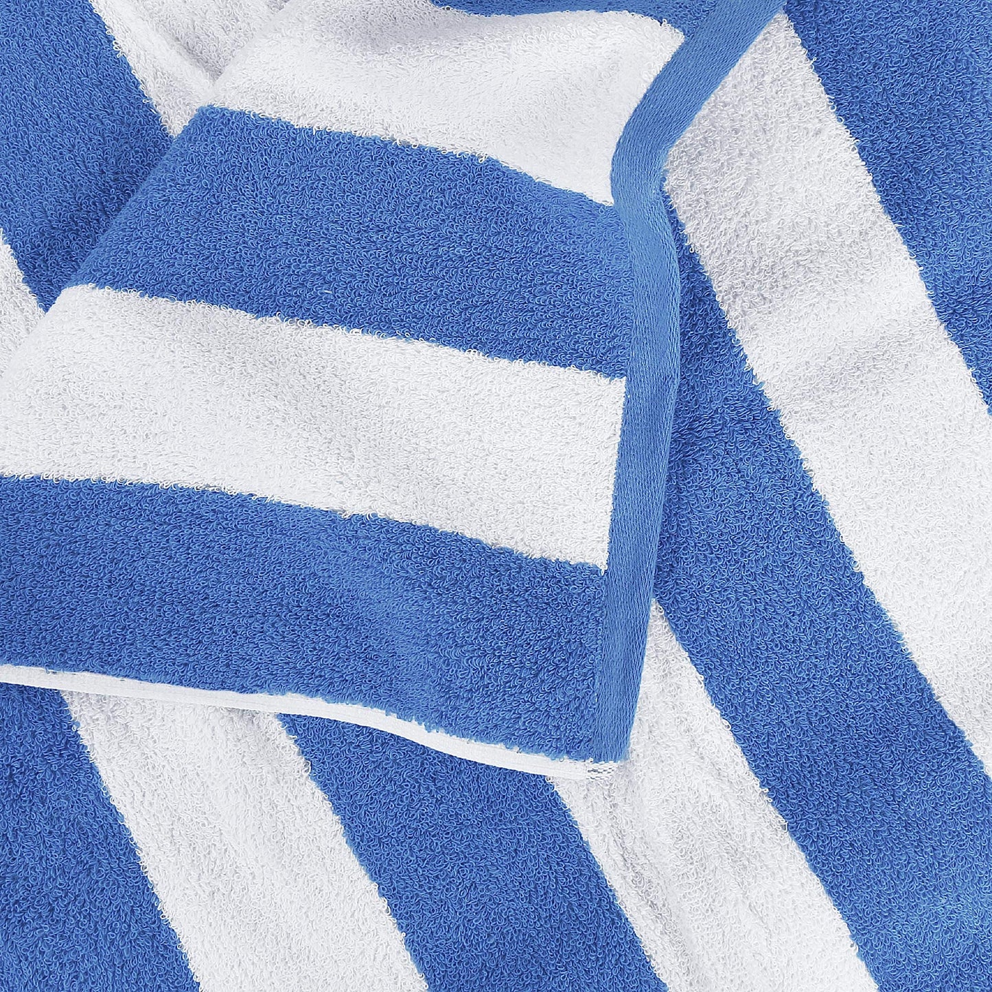 Utopia Towels Pack of 2 Oversized Cabana Beach Towels, 35 x 70 Inches 100% Ring-Spun Cotton Jumbo Bath Sheet, Highly Absorbent, Super Soft & Quick-Dry Towel for Beach, Pool and Bath (Blue)