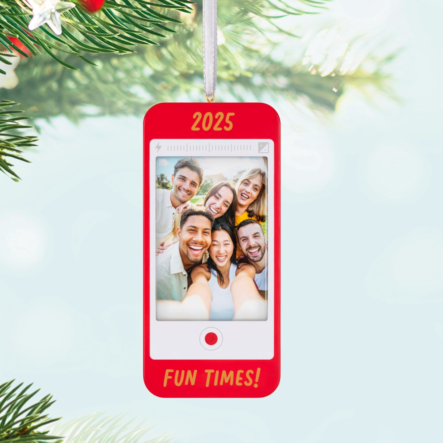 Hallmark Keepsake Christmas Ornament, A Moment to Remember 2025 Photo Frame, Gifts for Friends and Family