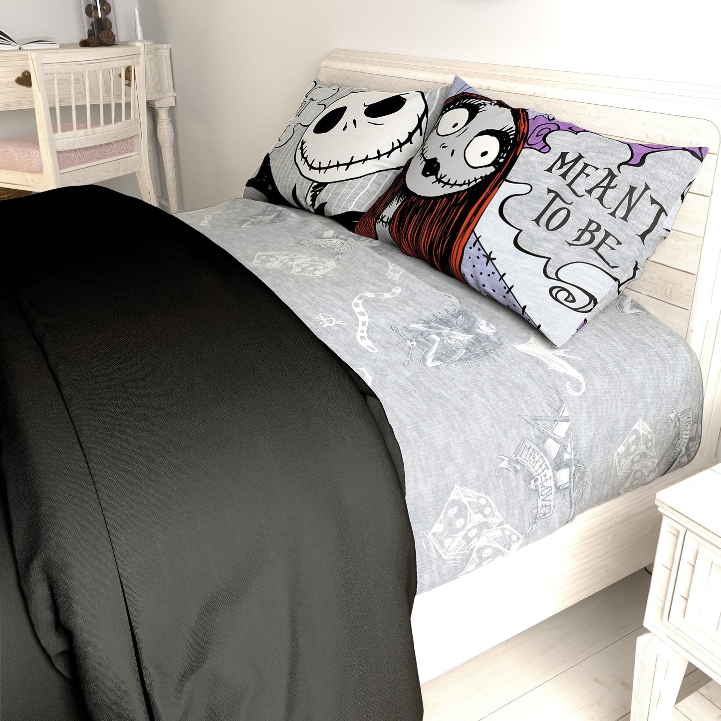 Disney Nightmare Before Christmas Meant to Be 2-Pack Reversible Pillowcase