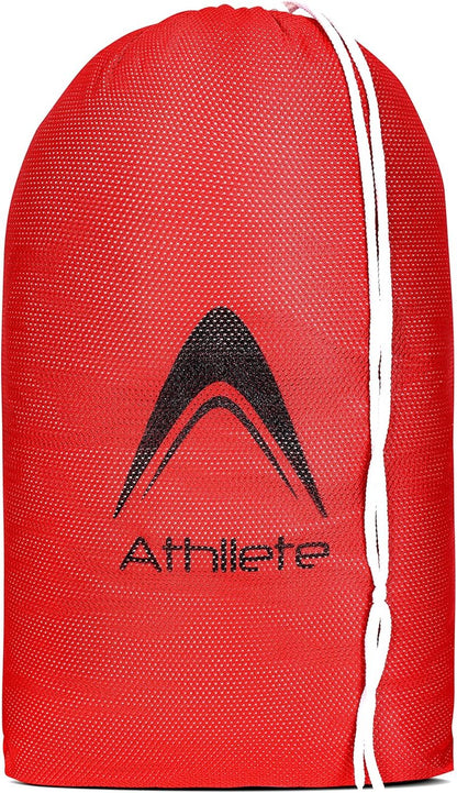 Athllete 12 Pcs Duramesh Pinnies | Numbered Scrimmage Vests for Kids & Adults Soccer