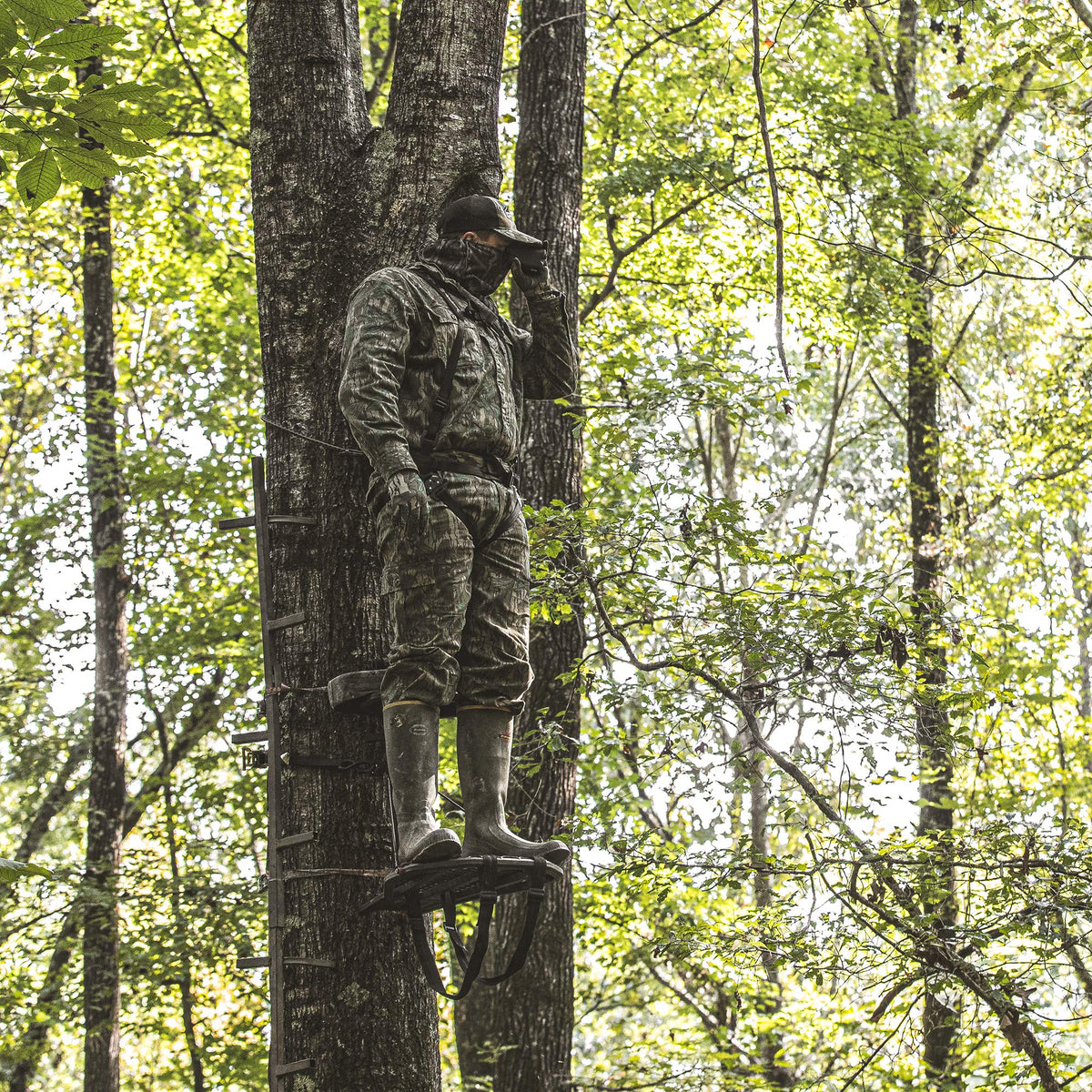 Mossy Oak Cotton Mill 2.0 Camo Hunting Pants for Men Camouflage Clothes, 3X-Large, Greenleaf