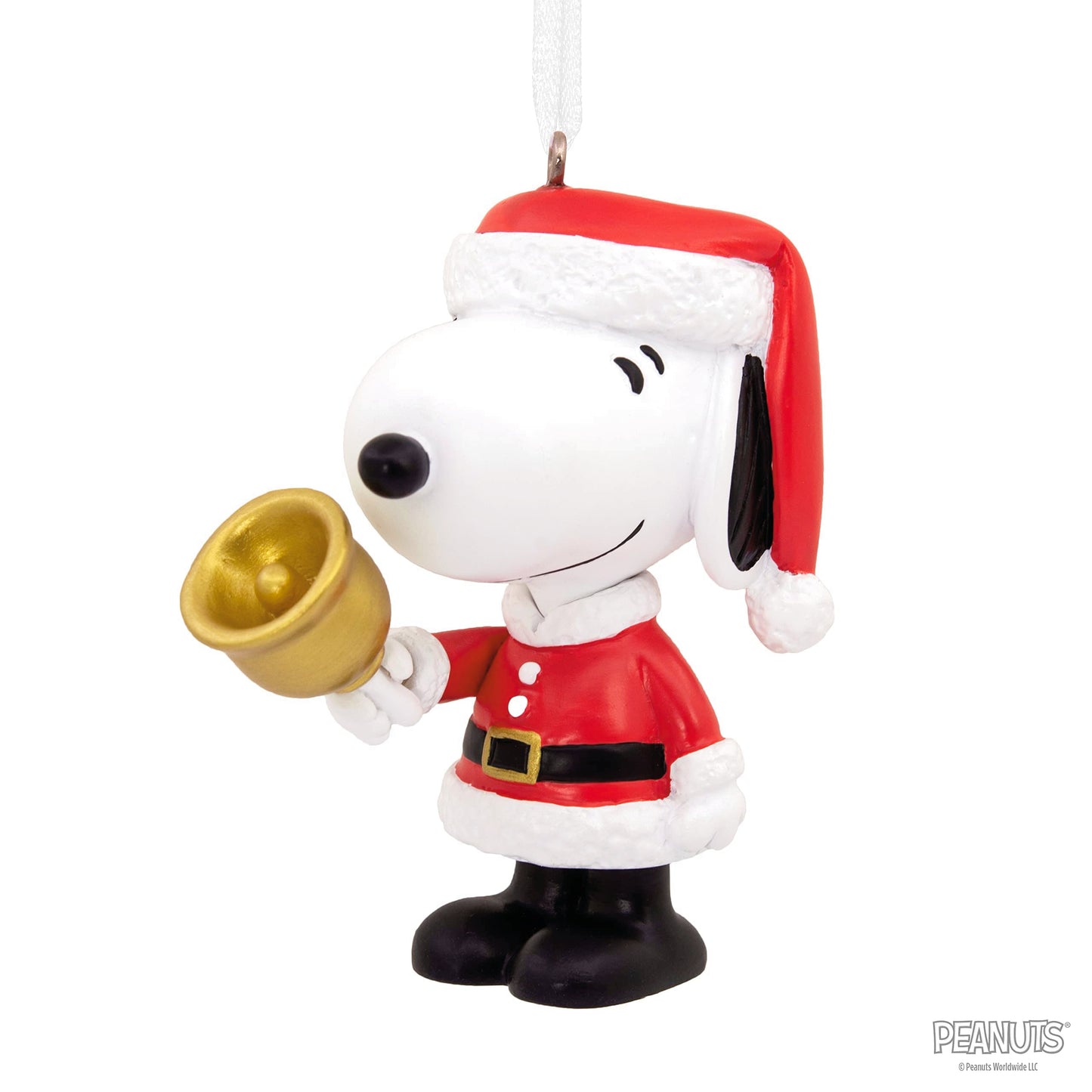 Hallmark Peanuts Snoopy Bell Ringer Christmas Ornament