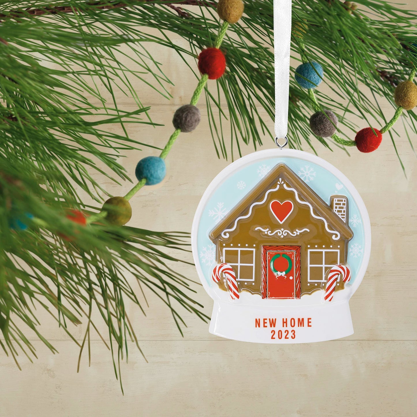 Hallmark Gingerbread House New Home 2023 Christmas Ornament, Premium Ceramic