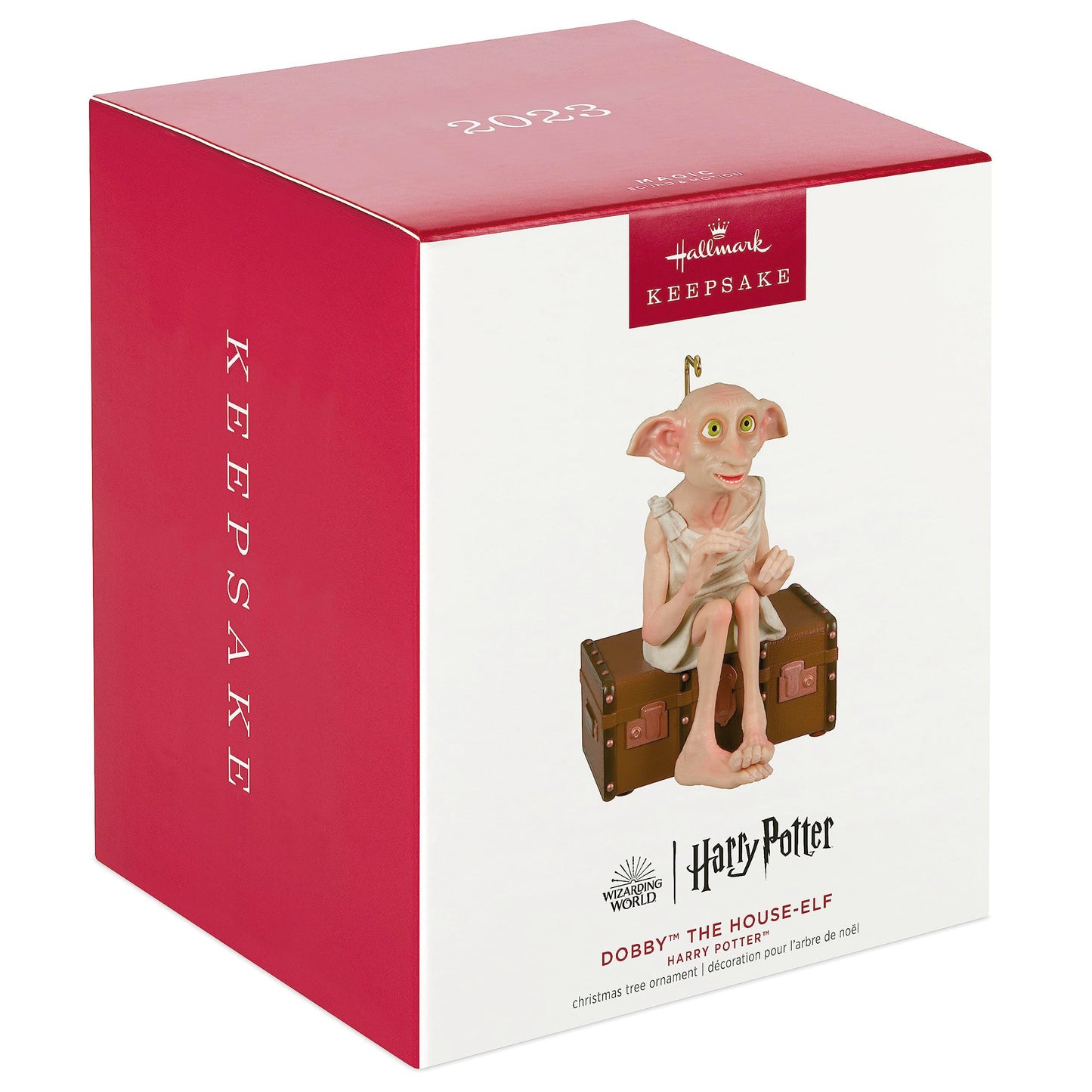 Hallmark Keepsake Christmas Ornament 2023, Harry Potter Ornament, Dobby the House-Elf With Sound and Motion, Gifts for Harry Potter Fans
