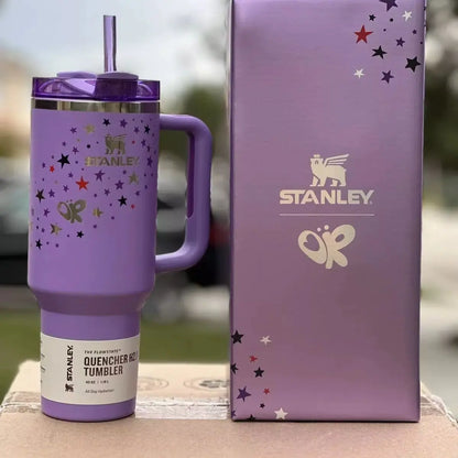 Hot Pink Stanley Quencher H2.0 Tumbler – 40 oz Travel Cup