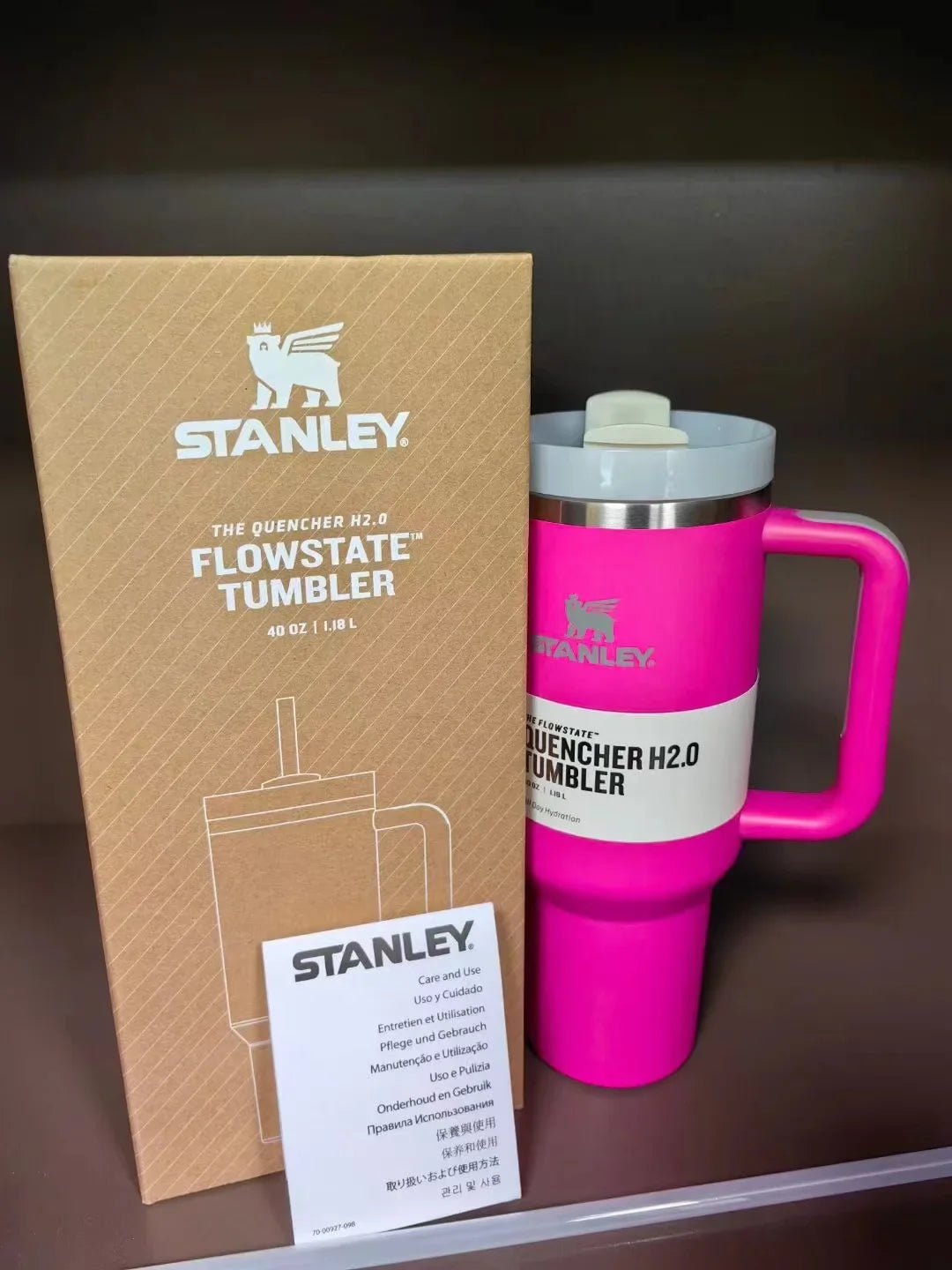 Peony powder Stanley Quencher H2.0 Tumbler – 40 oz Travel Cup