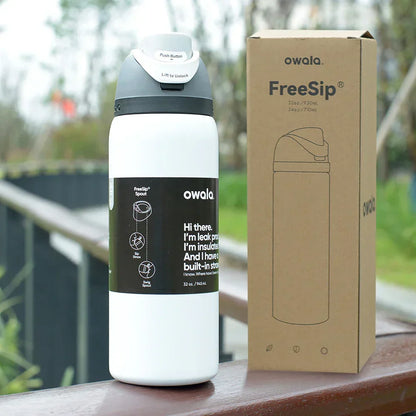 Owala Insulated Stainless Steel Water Bottle with Straw,  24Oz/32 Oz